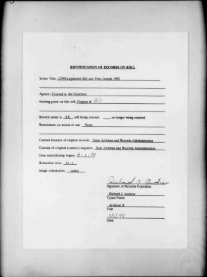 NYS Bill and Veto Jackets: 1992, Chapter 217
