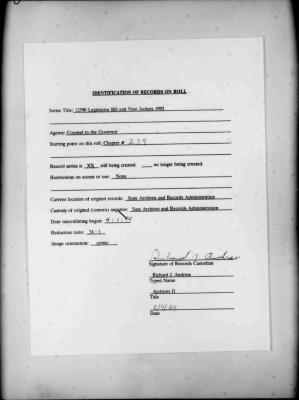 NYS Bill and Veto Jackets: 1992, Chapter 239