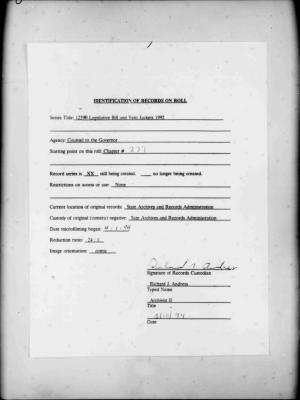 NYS Bill and Veto Jackets: 1992, Chapter 277