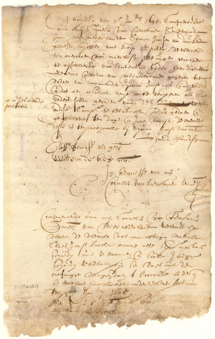 Notice of appeal from the judgment of the director and council against the master of the ship St. Pieter