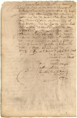 Bond of Nicolaes Sloper and Lawrence Turner to reimburse George Holmes and George Clair for any payments to be made to Richard Lattyn