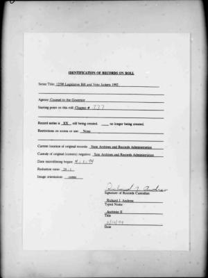 NYS Bill and Veto Jackets: 1992, Chapter 337