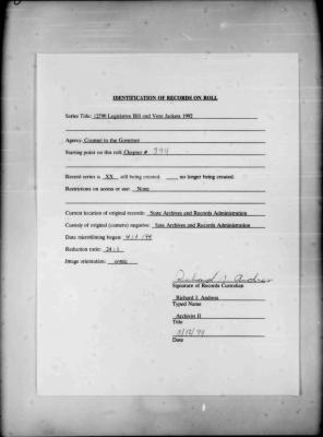 NYS Bill and Veto Jackets: 1992, Chapter 394