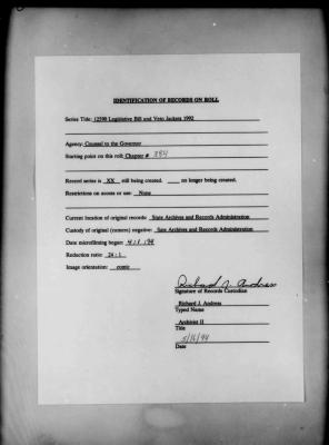 NYS Bill and Veto Jackets: 1992, Chapter 384