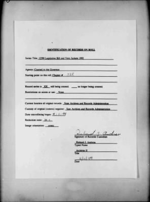 NYS Bill and Veto Jackets: 1992, Chapter 328