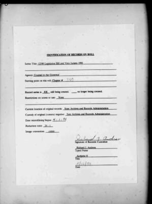 NYS Bill and Veto Jackets: 1992, Chapter 340