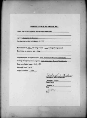NYS Bill and Veto Jackets: 1992, Chapter 386