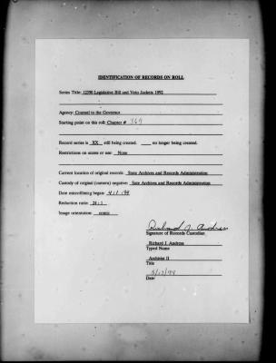 NYS Bill and Veto Jackets: 1992, Chapter 369
