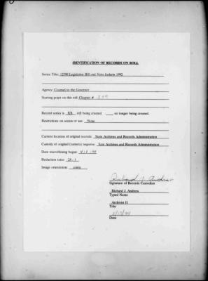 NYS Bill and Veto Jackets: 1992, Chapter 359