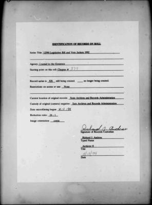 NYS Bill and Veto Jackets: 1992, Chapter 374