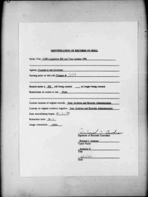 NYS Bill and Veto Jackets: 1992, Chapter 309