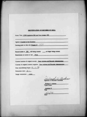 NYS Bill and Veto Jackets: 1992, Chapter 330