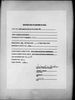 NYS Bill and Veto Jackets: 1992, Chapter 326