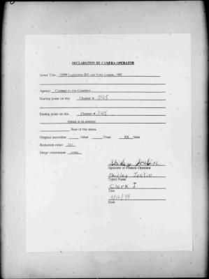 NYS Bill and Veto Jackets: 1992, Chapter 345