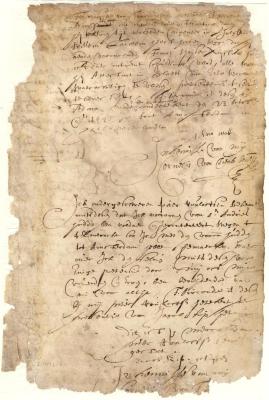 Declaration of Adam Mott regarding a debt due by William Lachem to Thomas Spicer