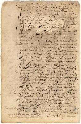 Bond of Dirck Claessen Boot to Gysbert Cornelissen from Weesp for tavern expenses