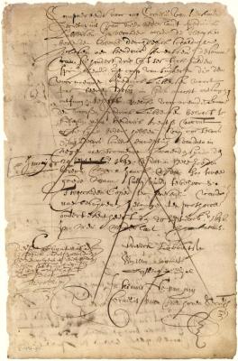 Note of Frederick Lubbertsen to Hendrick Arentsen for sugar