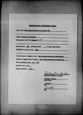 NYS Bill and Veto Jackets: 1992, Chapter 418