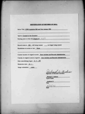 NYS Bill and Veto Jackets: 1992, Chapter 459