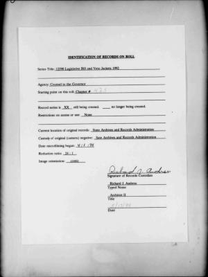 NYS Bill and Veto Jackets: 1992, Chapter 425
