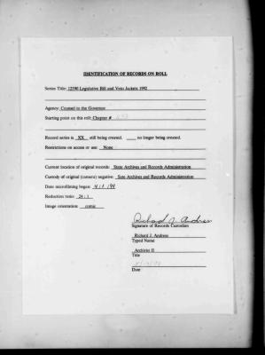 NYS Bill and Veto Jackets: 1992, Chapter 433