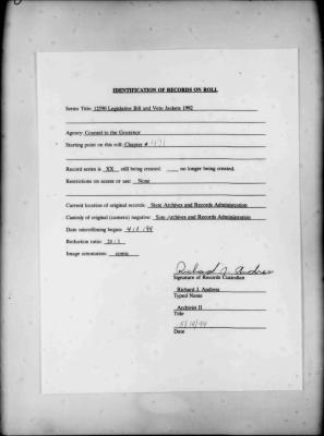 NYS Bill and Veto Jackets: 1992, Chapter 471