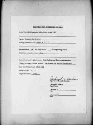 NYS Bill and Veto Jackets: 1992, Chapter 467