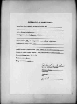 NYS Bill and Veto Jackets: 1992, Chapter 466