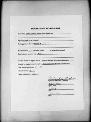 NYS Bill and Veto Jackets: 1992, Chapter 423