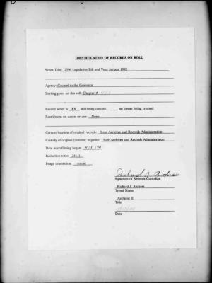 NYS Bill and Veto Jackets: 1992, Chapter 445