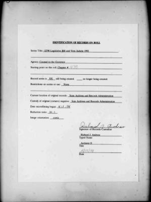 NYS Bill and Veto Jackets: 1992, Chapter 470