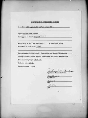 NYS Bill and Veto Jackets: 1992, Chapter 477