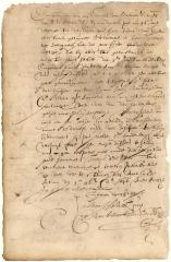 Declaration of Symon Dircksen Pos that he had no knowledge of any goods being consigned to him by Jan van Hardenbergh