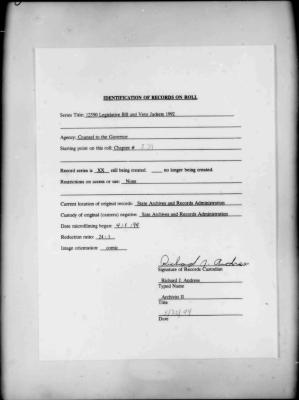NYS Bill and Veto Jackets: 1992, Chapter 539