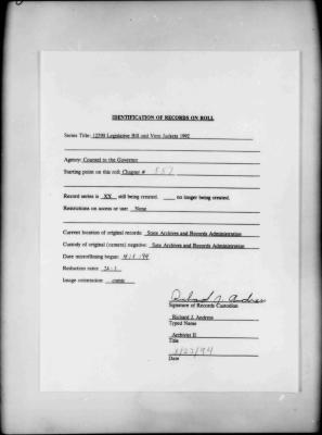 NYS Bill and Veto Jackets: 1992, Chapter 557