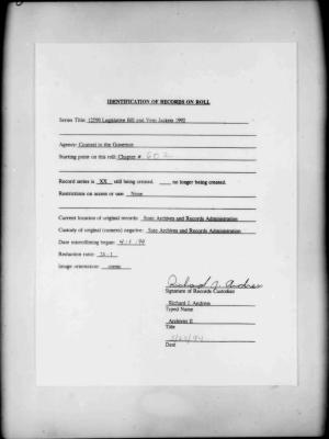 NYS Bill and Veto Jackets: 1992, Chapter 602