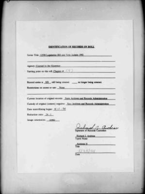 NYS Bill and Veto Jackets: 1992, Chapter 597