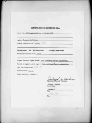 NYS Bill and Veto Jackets: 1992, Chapter 580