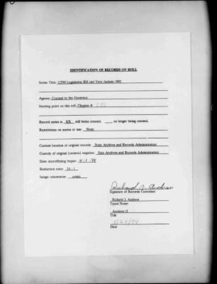 NYS Bill and Veto Jackets: 1992, Chapter 606