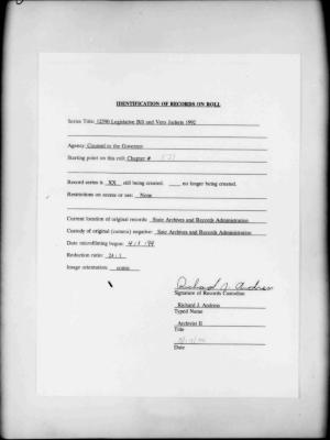 NYS Bill and Veto Jackets: 1992, Chapter 521