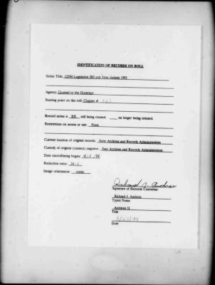 NYS Bill and Veto Jackets: 1992, Chapter 563