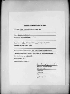 NYS Bill and Veto Jackets: 1992, Chapter 554