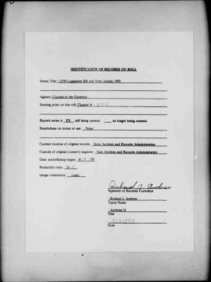NYS Bill and Veto Jackets: 1992, Chapter 604
