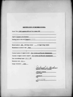 NYS Bill and Veto Jackets: 1992, Chapter 559