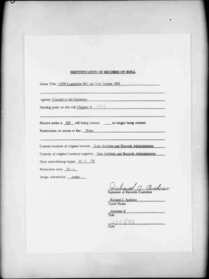 NYS Bill and Veto Jackets: 1992, Chapter 583