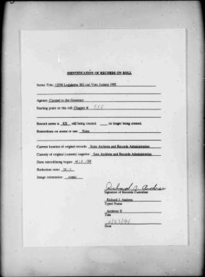 NYS Bill and Veto Jackets: 1992, Chapter 558
