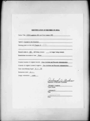 NYS Bill and Veto Jackets: 1992, Chapter 581
