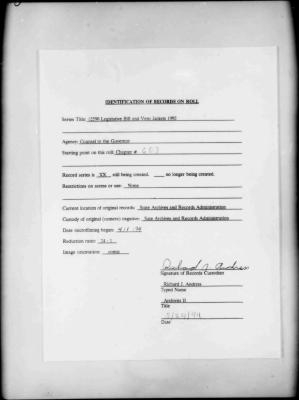 NYS Bill and Veto Jackets: 1992, Chapter 603