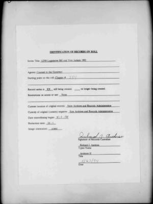 NYS Bill and Veto Jackets: 1992, Chapter 584