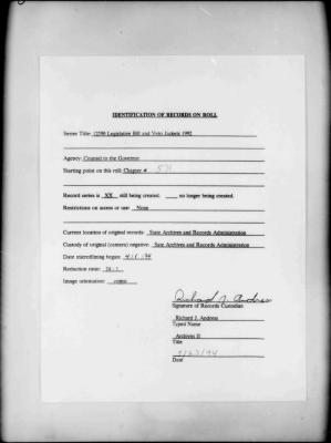 NYS Bill and Veto Jackets: 1992, Chapter 571